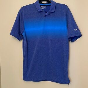 Nike Golf Tour Performance Men’s transition print Polo shirt size Medium